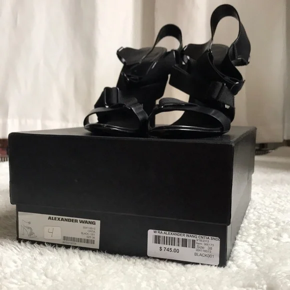 Alexander Wang Women's Black Sandals - Picture 3 of 12